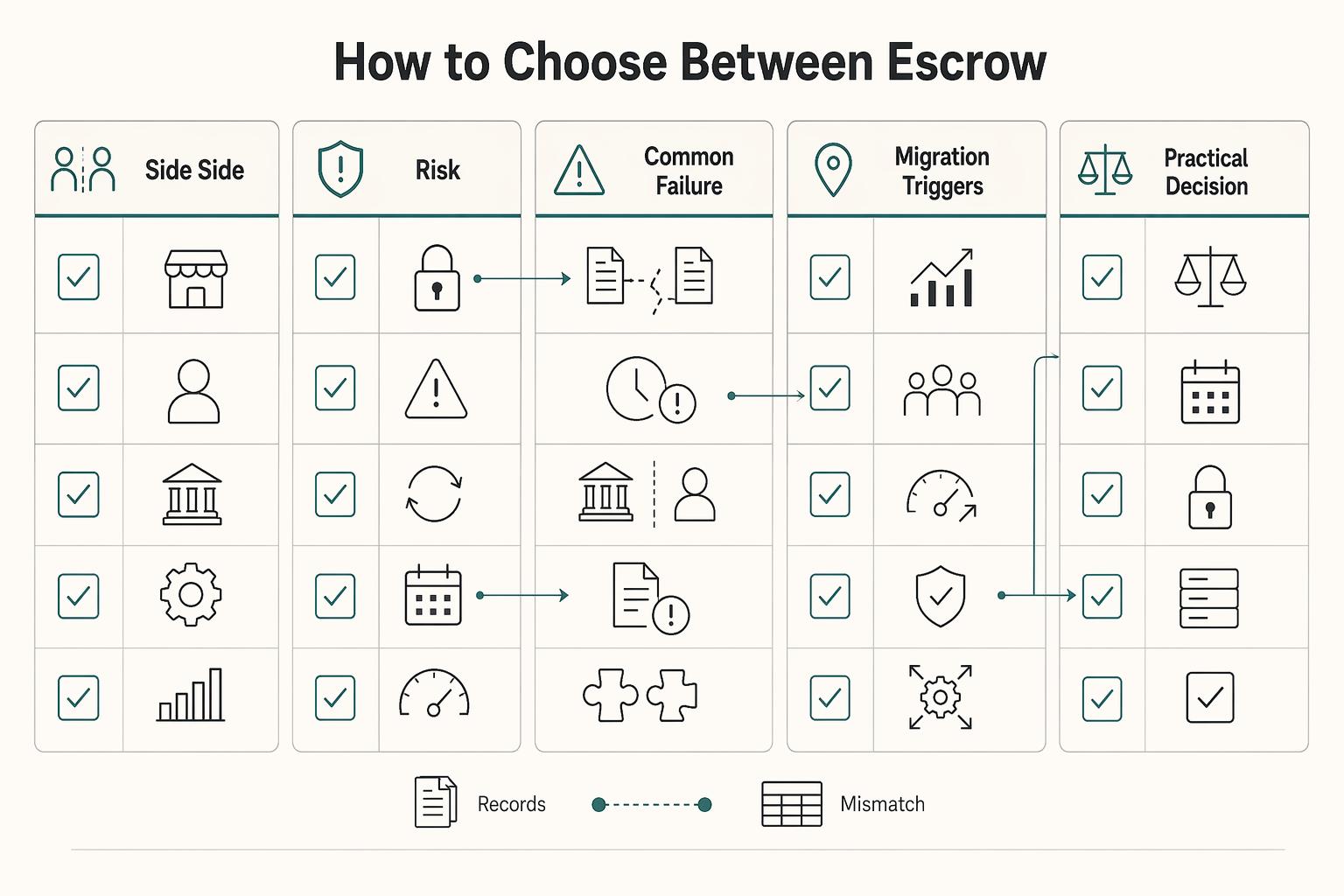 Choosing Escrow, MoR, or Direct Payment by Operational Ownership