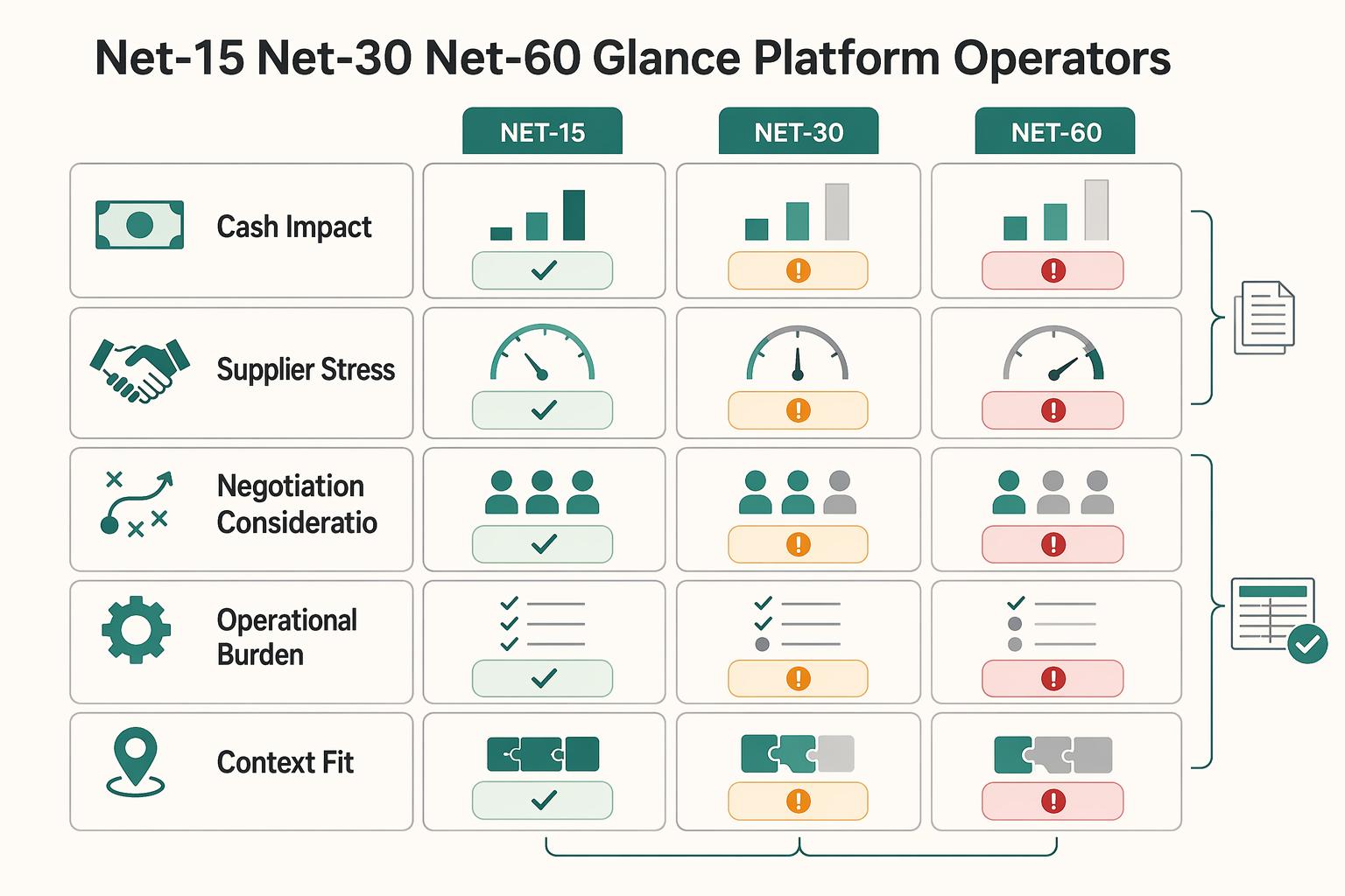When Platform Teams Should Demand Net-15, Net-30, or Net-60