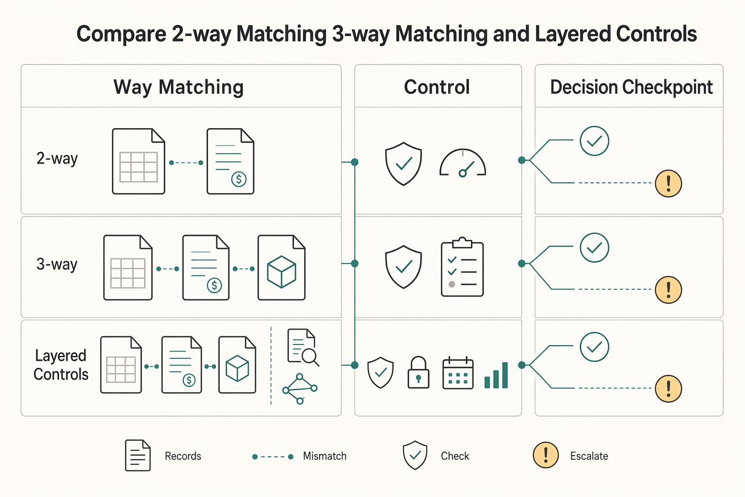 How Platform Teams Use 2-Way and 3-Way Invoice Matching to Stop Overpayment