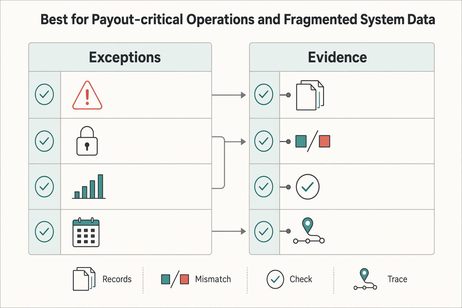 PO Matching Exceptions for Platforms with Partial Receipts and Variances