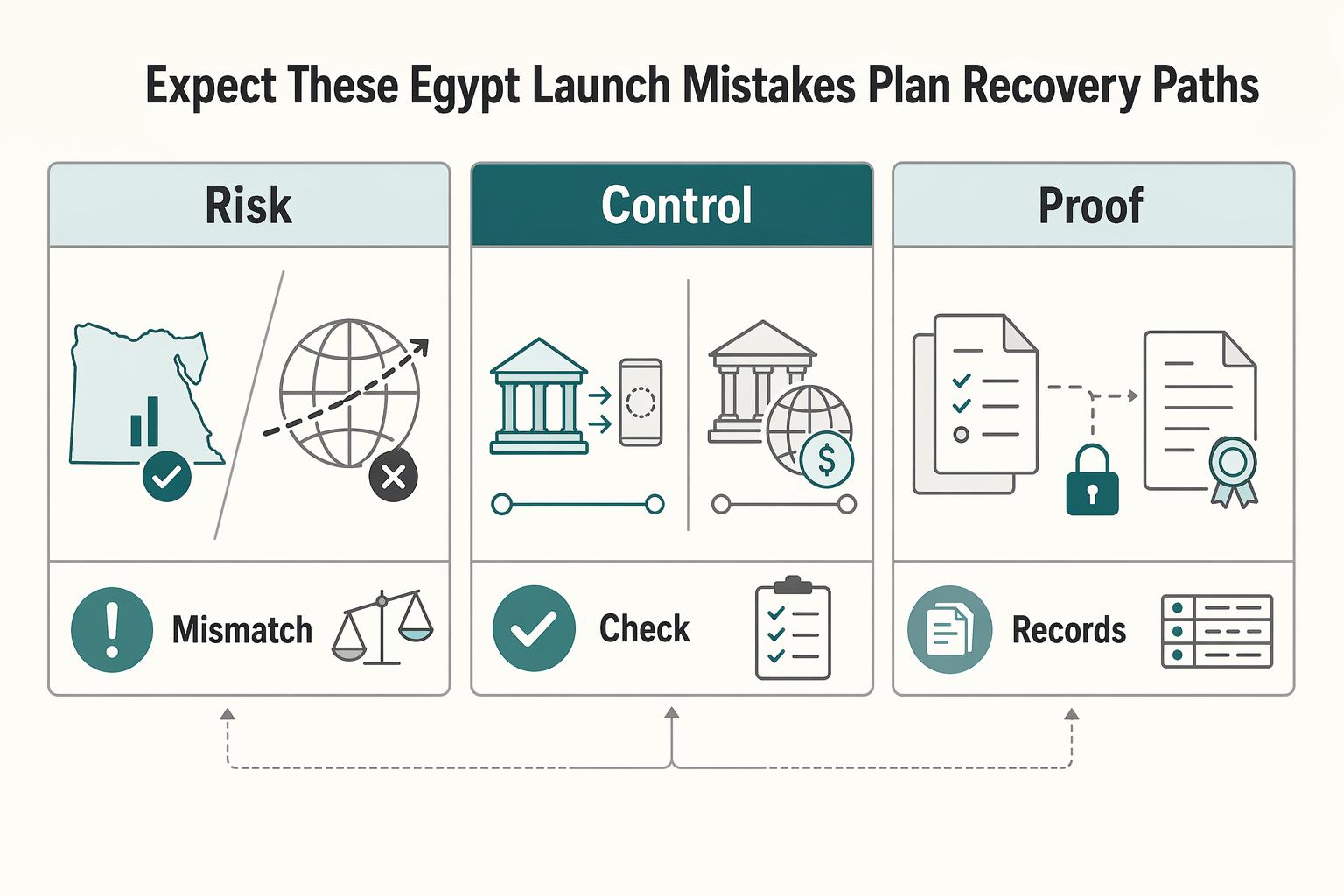 Pay Contractors in Egypt With Clear Rail and FX Decision Gates