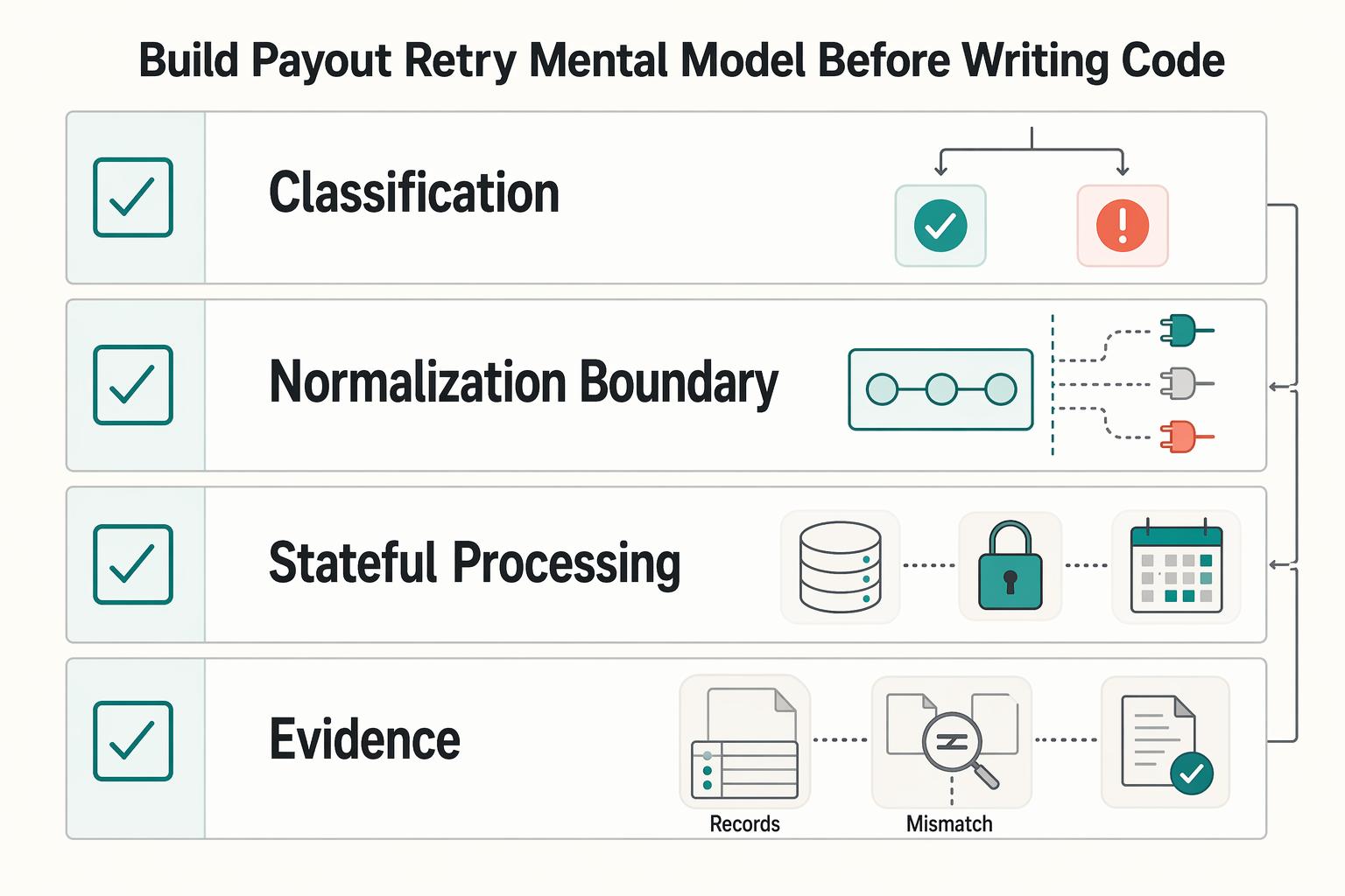 Retry Logic for Failed Payouts with Exponential Backoff and Error Classification