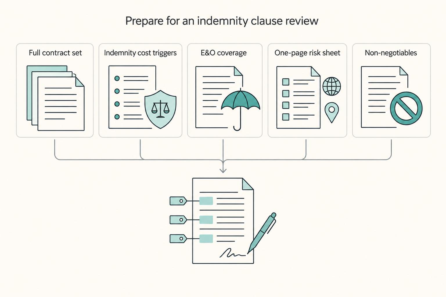 How to Use an Indemnification Clause to Limit Your Liability