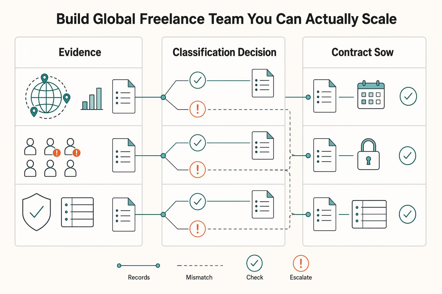 How to Manage a Global Freelance Team Without Compliance Gaps